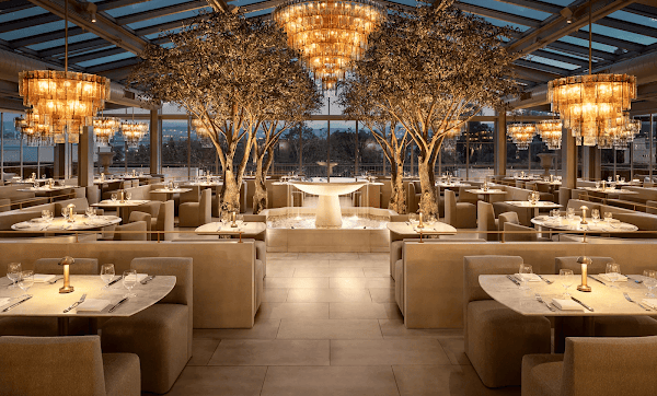 RH Rooftop Restaurant at RH Raleigh in Raleigh, NC