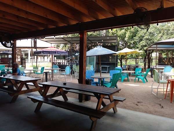 Burleson Yard Beer Garden in San Antonio, TX
