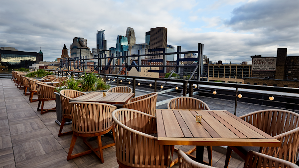 Rooftop at Hewing Hotel in Minneapolis, MN