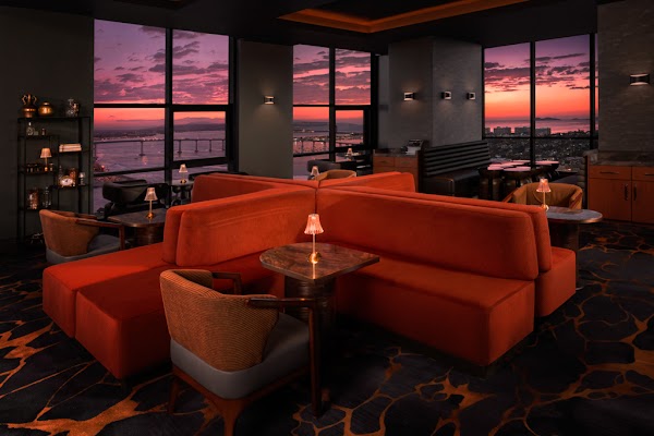 Top of the Hyatt in San Diego, CA